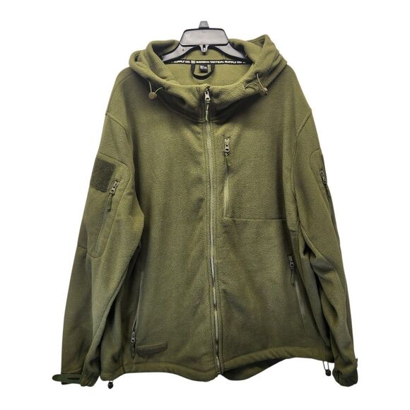 Baerskin Men's Polar Fleece 3.0 Tactical Zip Hoodie Jacket XXXL Retail $249 EUC - Picture 1 of 11